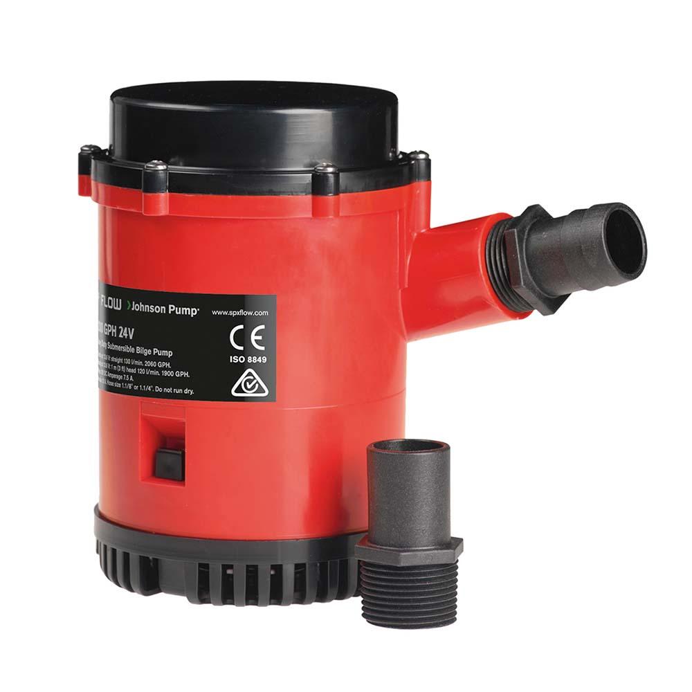 JOHNSON PUMP 22084 HEAVY DUTY BILGE PUMP 2200 GPH - 24V - High quality product image showing JOHNSON PUMP 22084 HEAVY DUTY BILGE PUMP 2200 GPH - 24V details and features