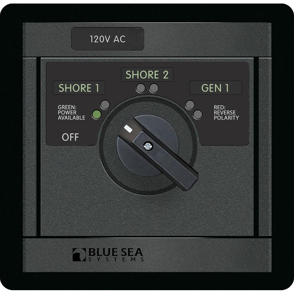BLUE SEA 1482 120V AC ROTARY 30A OFF + 3 SOURCES - The Twister Group Tools product