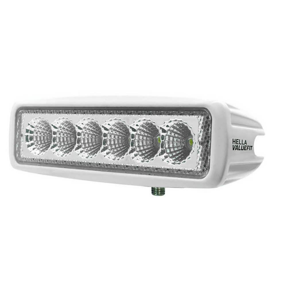 HELLA MARINE 357203051 VALUE FIT MINI 6 LED FLOOD LIGHT BAR - WHITE - High quality product image showing HELLA MARINE 357203051 VALUE FIT MINI 6 LED FLOOD LIGHT BAR - WHITE details and features