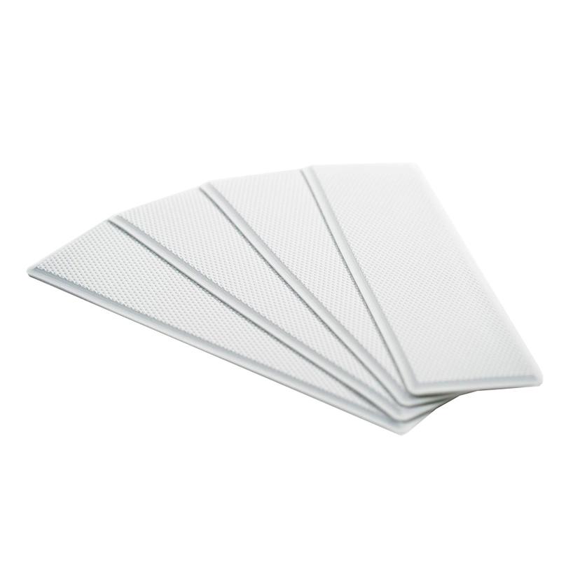 SEADEK 23903-80016 EMBOSSED 5MM 4-PIECE STEP KIT - 3.75 INCH X 12.75 INCH - WHITE