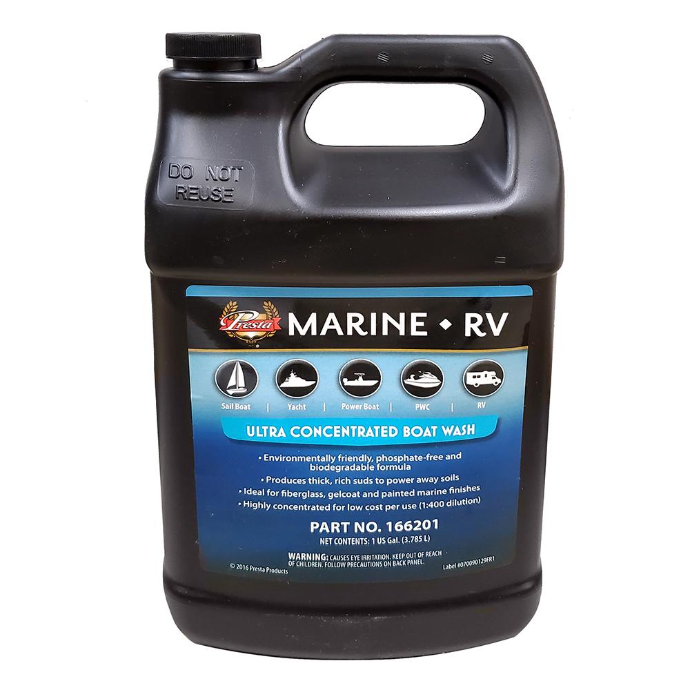 PRESTA 166201 ULTRA CONCENTRATED BOAT WASH - 1 GALLON - High quality product image showing PRESTA 166201 ULTRA CONCENTRATED BOAT WASH - 1 GALLON details and features