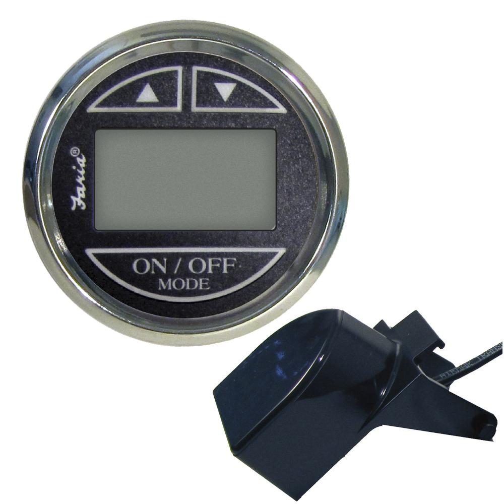 FARIA 22025 PLATINUM 2 INCH DEPTH SOUNDER W/TRANSOM MOUNT TRANSDUCER - The Twister Group Tools product