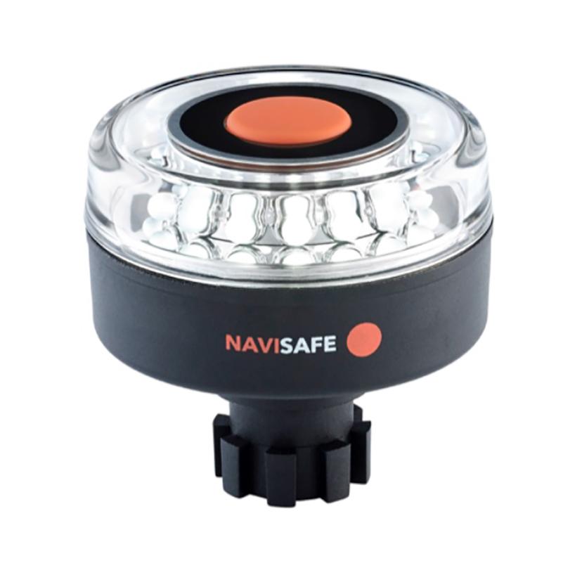 NAVISAFE 042-1 NAVILIGHT ALL-WHITE 5 MODE 360°2NM W/NAVIBOLT BASE