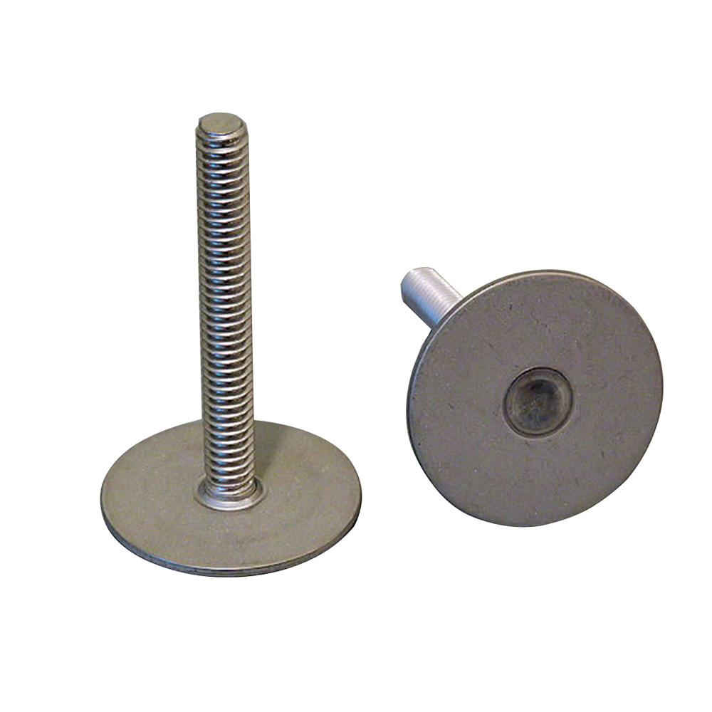 WELD MOUNT 142012100 STAINLESS STEEL STUD 1.25 INCH BASE 1/4 X 20 THREAD 0.75 INCH TALL - 100 PACK - High quality product image showing WELD MOUNT 142012100 STAINLESS STEEL STUD 1.25 INCH BASE 1/4 X 20 THREAD 0.75 INCH TALL - 100 PACK details and features