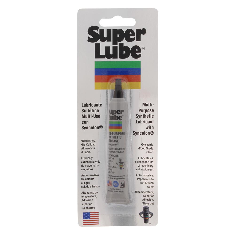 SUPER LUBE 21010 MULTI-PURPOSE SYNTHETIC GREASE W/SYNCOLON(PTFE) - .5OZ TUBE - High quality product image showing SUPER LUBE 21010 MULTI-PURPOSE SYNTHETIC GREASE W/SYNCOLON(PTFE) - .5OZ TUBE details and features