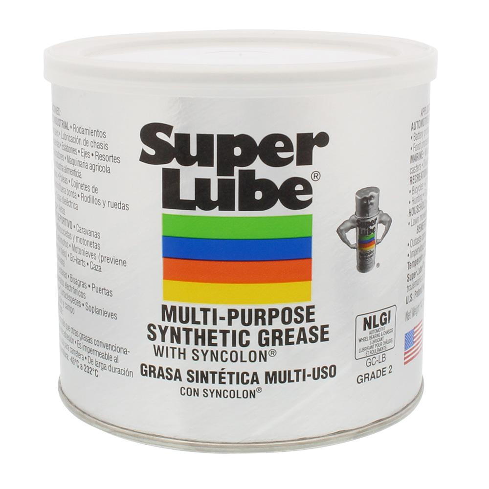 SUPER LUBE 41160 MULTI-PURPOSE SYNTHETIC GREASE W/SYNCOLON(PTFE) - 14.1OZ CANISTER - High quality product image showing SUPER LUBE 41160 MULTI-PURPOSE SYNTHETIC GREASE W/SYNCOLON(PTFE) - 14.1OZ CANISTER details and features