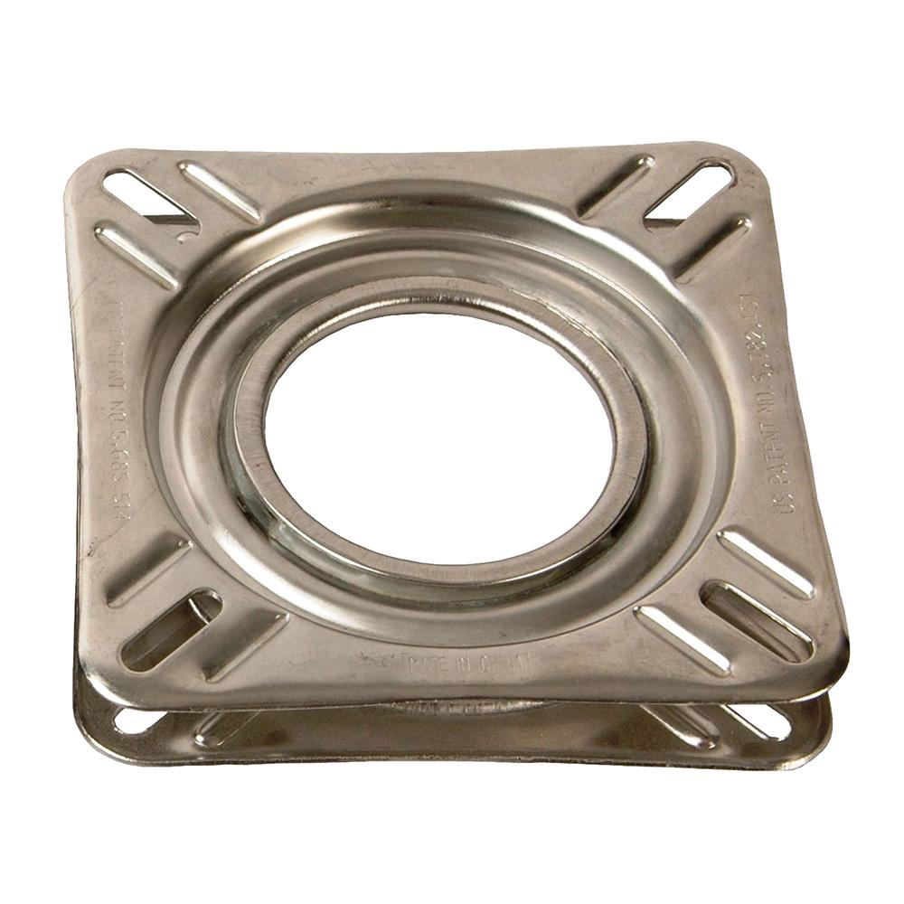 SPRINGFIELD 1100009 7 INCH NON-LOCKING SWIVEL BASE - STAINLESS STEEL - High quality product image showing SPRINGFIELD 1100009 7 INCH NON-LOCKING SWIVEL BASE - STAINLESS STEEL details and features
