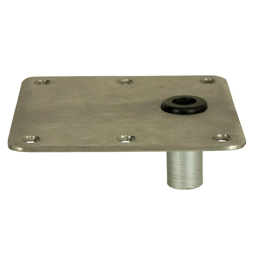 SPRINGFIELD 1620003 KINGPIN 7 INCH X 7 INCH OFFSET - STAINLESS STEEL - SQUARE BASE - High quality product image showing SPRINGFIELD 1620003 KINGPIN 7 INCH X 7 INCH OFFSET - STAINLESS STEEL - SQUARE BASE details and features