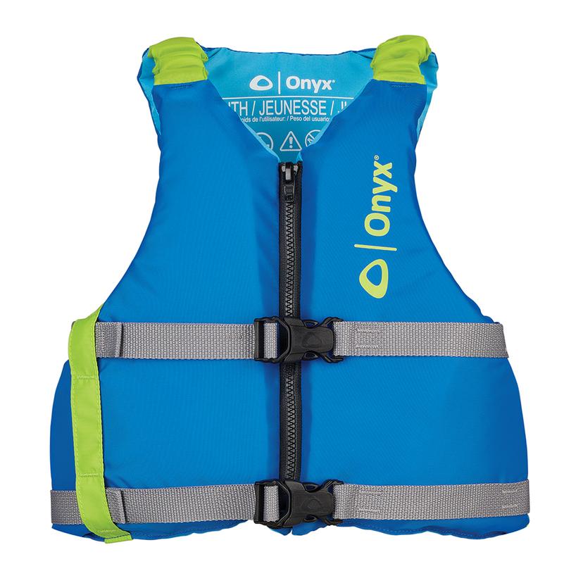 ONYX 121900-500-002-21 YOUTH UNIVERSAL PADDLE VEST - BLUE