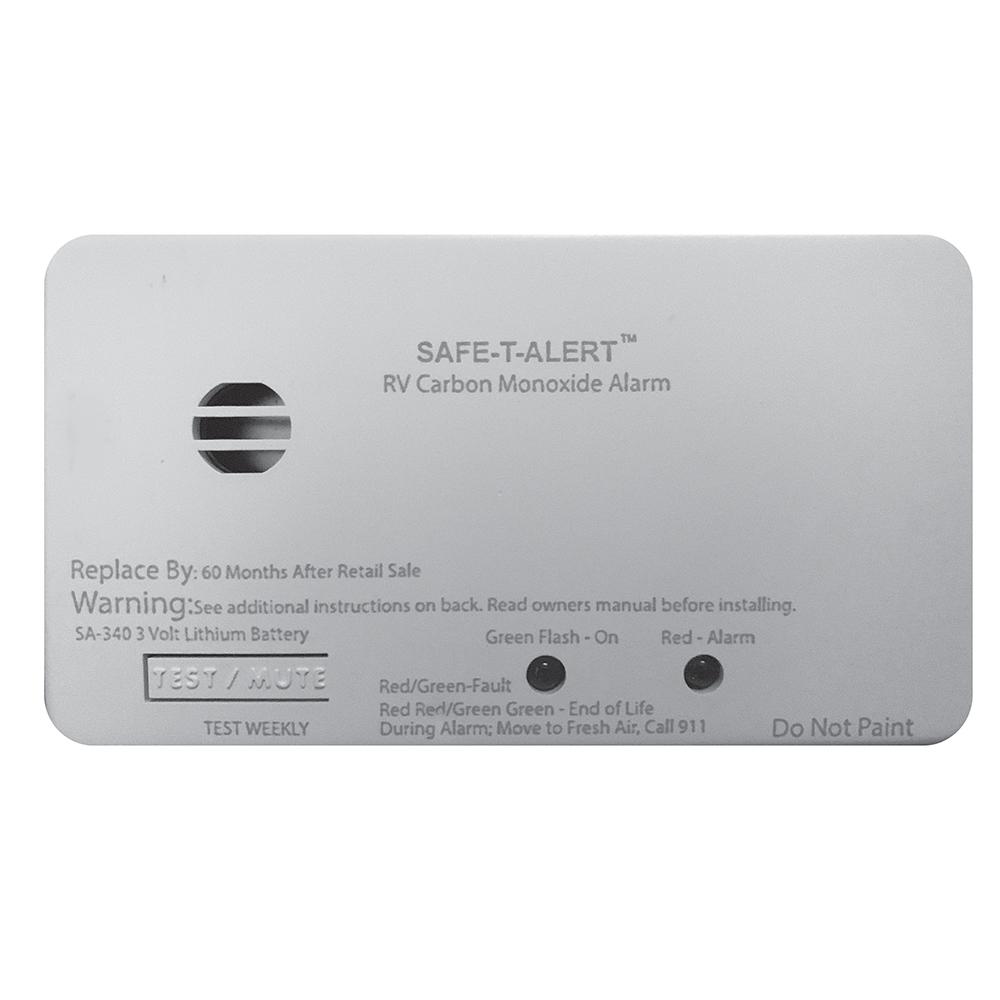 SAFE-T-ALERT SA-340-WT SA-340 WHITE RV/MARINE BATTERY POWERED CO2 DETECTOR - RECTANGLE - High quality product image showing SAFE-T-ALERT SA-340-WT SA-340 WHITE RV/MARINE BATTERY POWERED CO2 DETECTOR - RECTANGLE details and features