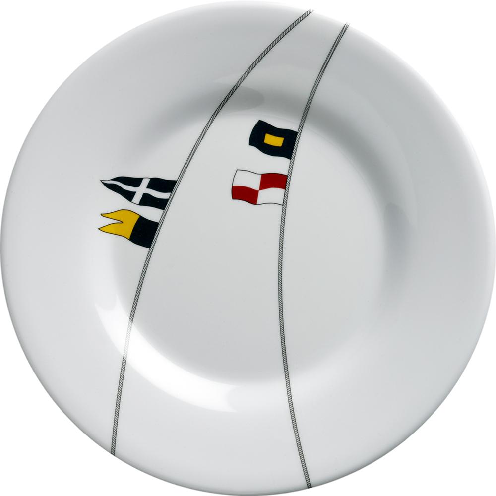 MARINE BUSINESS 12003C MELAMINE ROUND DESSERT PLATE - REGATA - 7 INCH SET OF 6 - High quality product image showing MARINE BUSINESS 12003C MELAMINE ROUND DESSERT PLATE - REGATA - 7 INCH SET OF 6 details and features