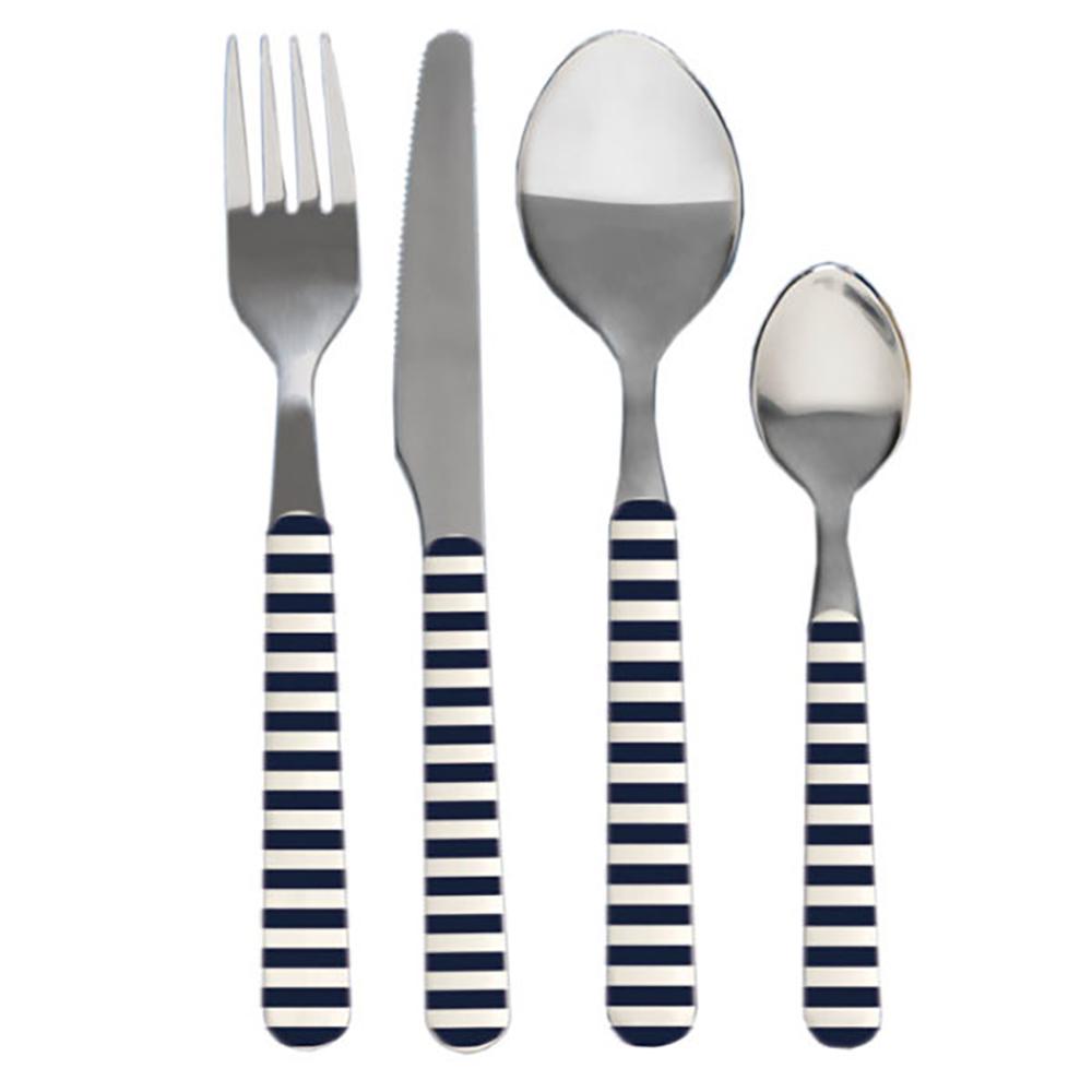 MARINE BUSINESS 19030 CUTLERY STAINLESS STEEL PREMIUM - MONACO - SET OF 24 - High quality product image showing MARINE BUSINESS 19030 CUTLERY STAINLESS STEEL PREMIUM - MONACO - SET OF 24 details and features