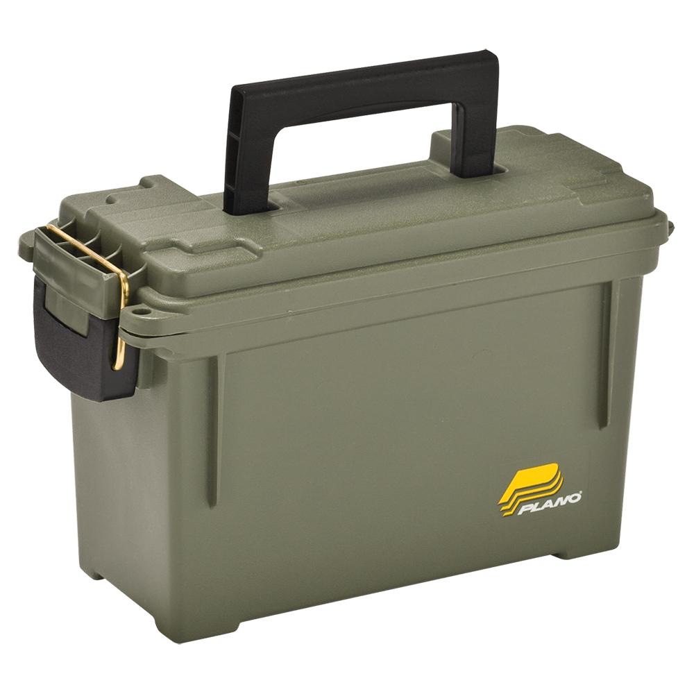 PLANO 131200 ELEMENT-PROOF FIELD AMMO SMALL BOX - OLIVE DRAB - High quality product image showing PLANO 131200 ELEMENT-PROOF FIELD AMMO SMALL BOX - OLIVE DRAB details and features