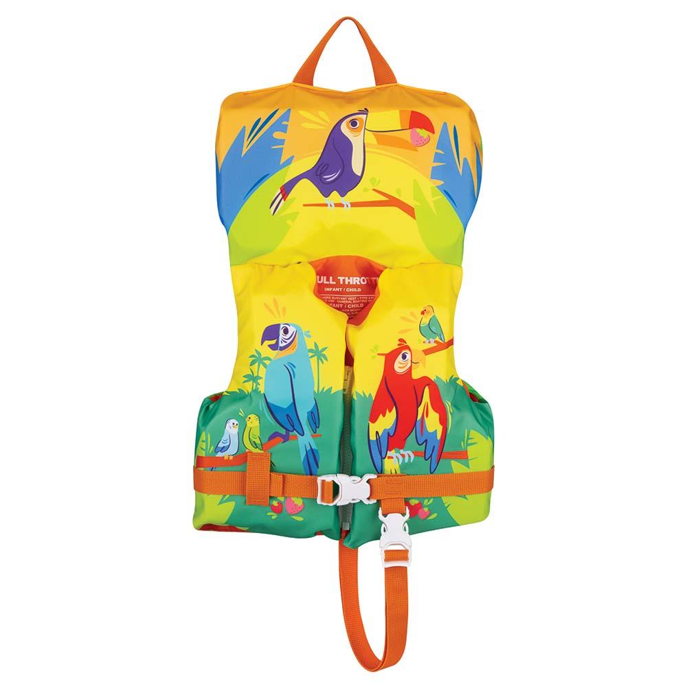 FULL THROTTLE 104200-300-000-22 INFANT/CHILD CHARACTER LIFE VEST - TOUCAN - The Twister Group Tools product