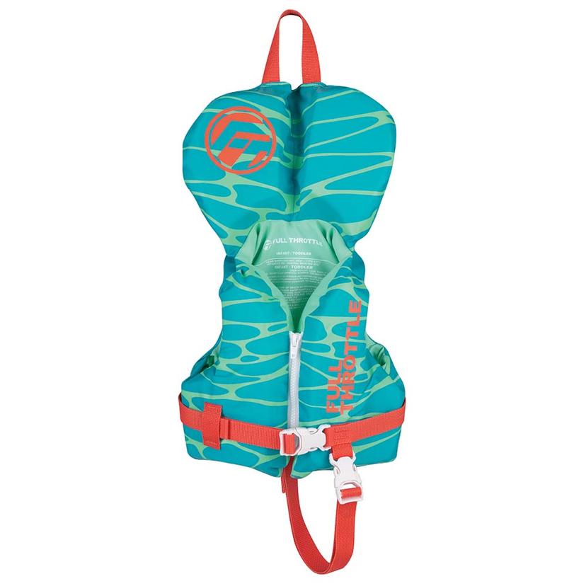 FULL THROTTLE 112400-505-000-22 INFANT NYLON LIFE JACKET - AQUA