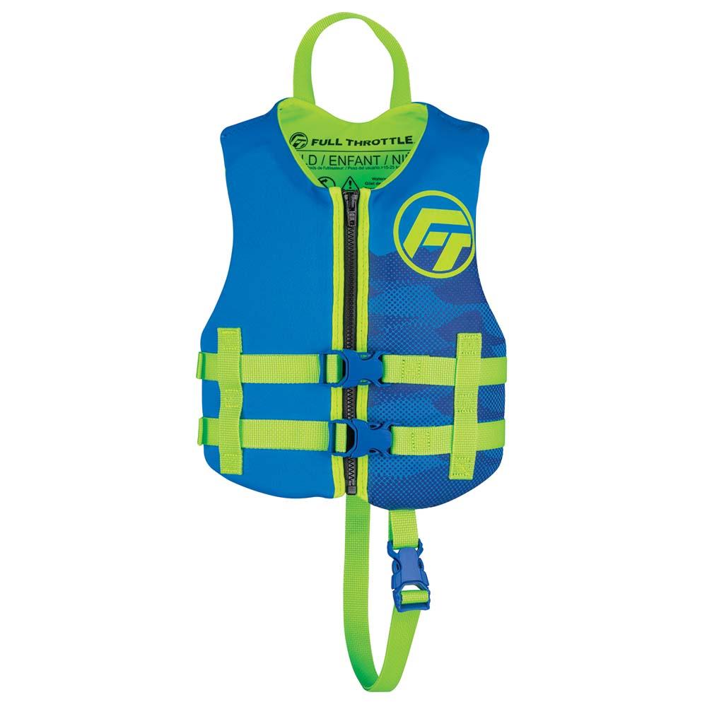 FULL THROTTLE 142100-500-001-22 CHILD RAPID-DRY LIFE JACKET -BLUE - The Twister Group Tools product