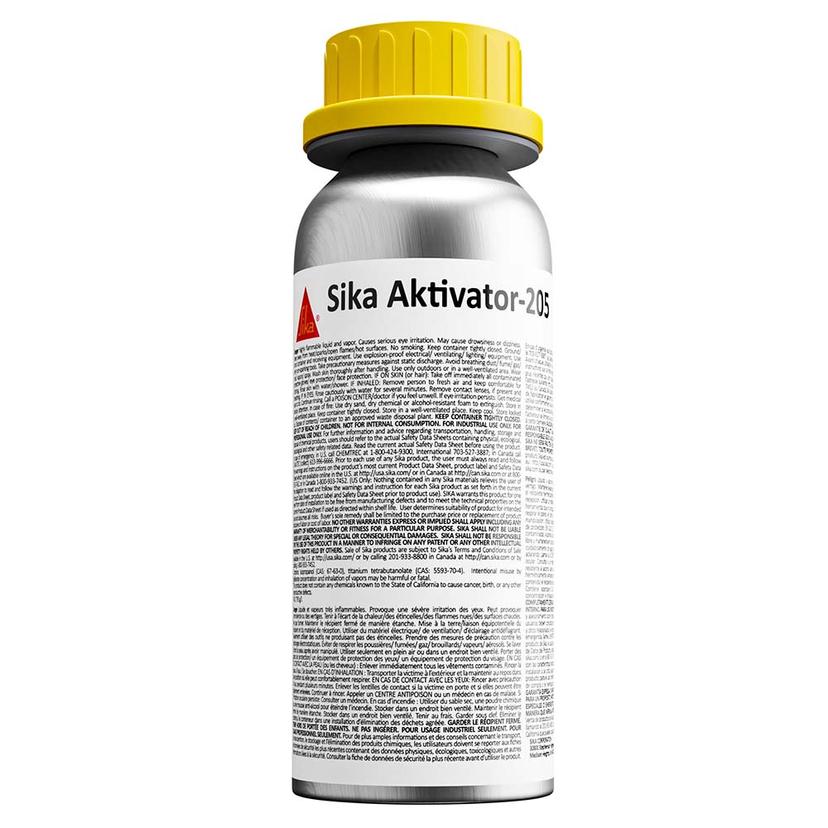 SIKA 108616 AKTIVATOR-205 CLEAR 250ML BOTTLE