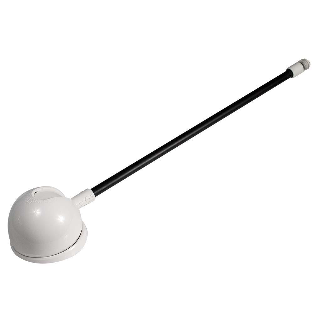 LUMITEC 101645 CONTOUR ANCHOR LIGHT 20 INCH BLACK SHAFT WHITE BASE - High quality product image showing LUMITEC 101645 CONTOUR ANCHOR LIGHT 20 INCH BLACK SHAFT WHITE BASE details and features