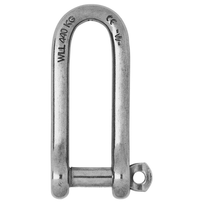 WICHARD 01412 CAPTIVE PIN LONG D SHACKLE - DIAMETER 5MM - 3/16 INCH