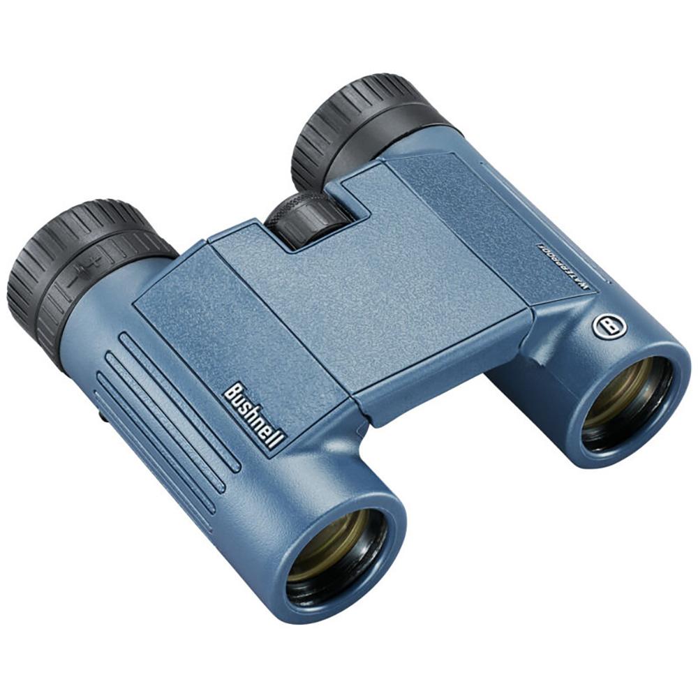 BUSHNELL 132105R 12X25MM H2O BINOCULAR - DARK BLUE ROOF WP/FP TWIST UP EYECUPS - High quality product image showing BUSHNELL 132105R 12X25MM H2O BINOCULAR - DARK BLUE ROOF WP/FP TWIST UP EYECUPS details and features