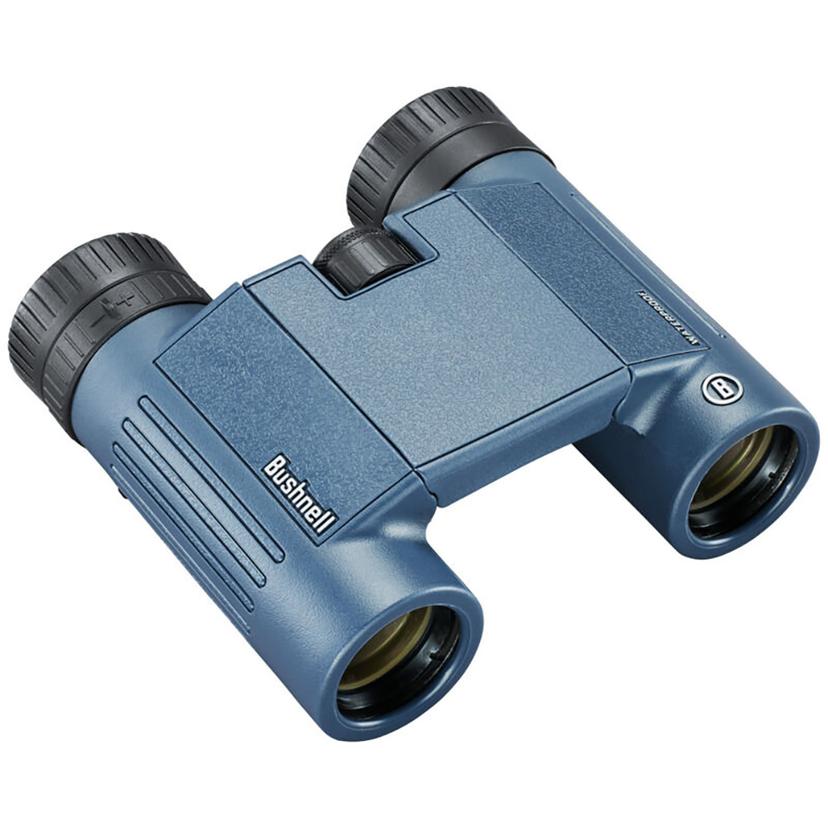 BUSHNELL 130105R 10X25MM H2O BINOCULAR - DARK BLUE ROOF WP/FP TWIST UP EYECUPS