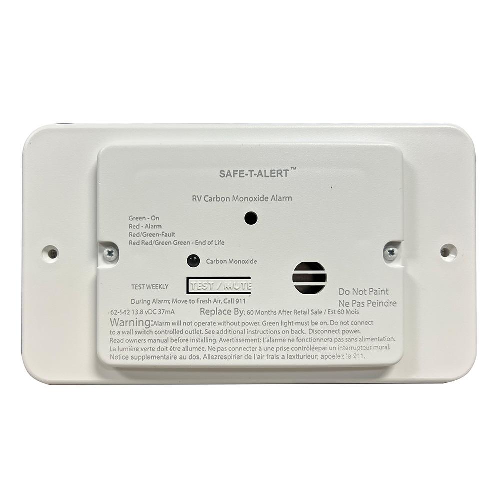 SAFE-T-ALERT 62-542-TR-WT 62 SERIES MARINE CARBON MONOXIDE - WHITE - FLUSH MOUNT - 12V W/RELAY & TRIM RING - High quality product image showing SAFE-T-ALERT 62-542-TR-WT 62 SERIES MARINE CARBON MONOXIDE - WHITE - FLUSH MOUNT - 12V W/RELAY & TRIM RING details and features