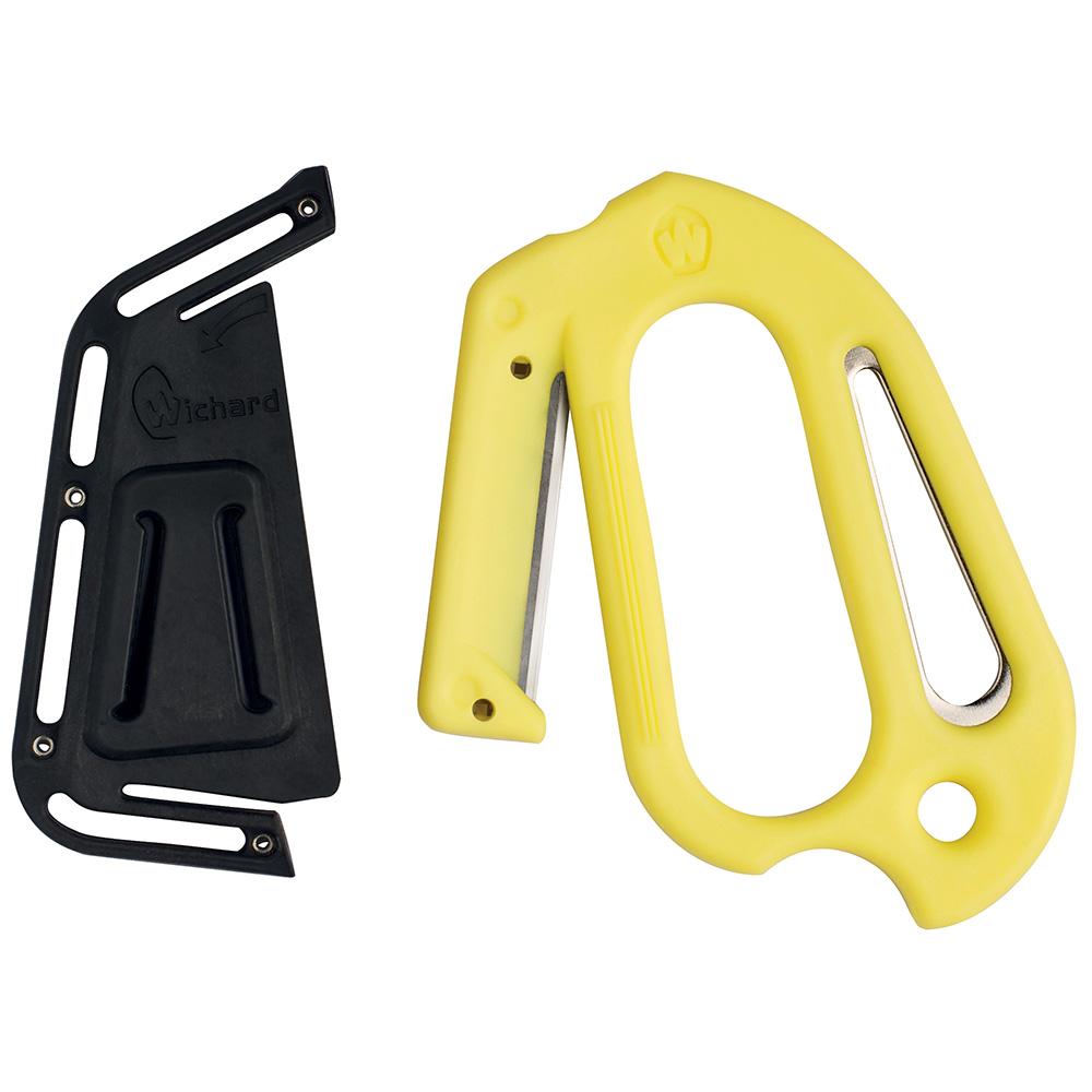 WICHARD 10193 OFFSHORE RESCUE LINE CUTTER - FLUORESCENT - High quality product image showing WICHARD 10193 OFFSHORE RESCUE LINE CUTTER - FLUORESCENT details and features