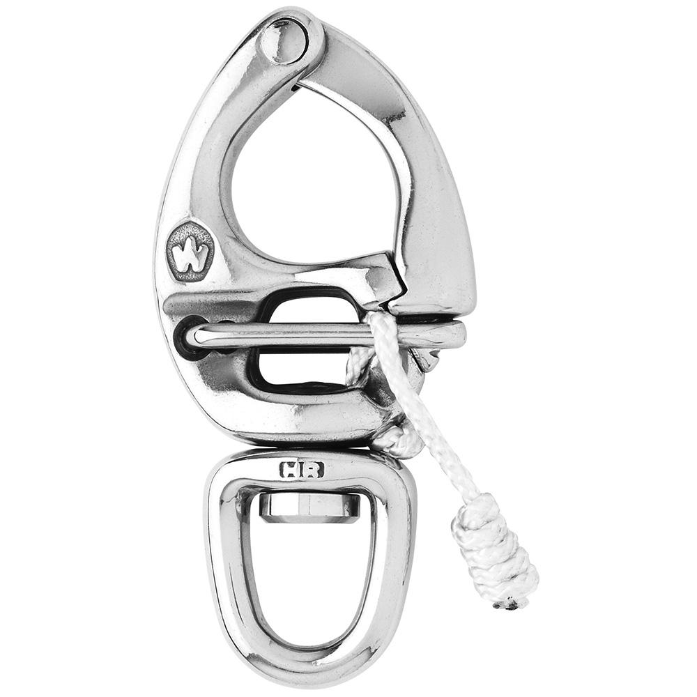 WICHARD 02673 HR QUICK RELEASE SNAP SHACKLE W/SWIVEL EYE - LENGTH 2-3/4 INCH - The Twister Group Tools product