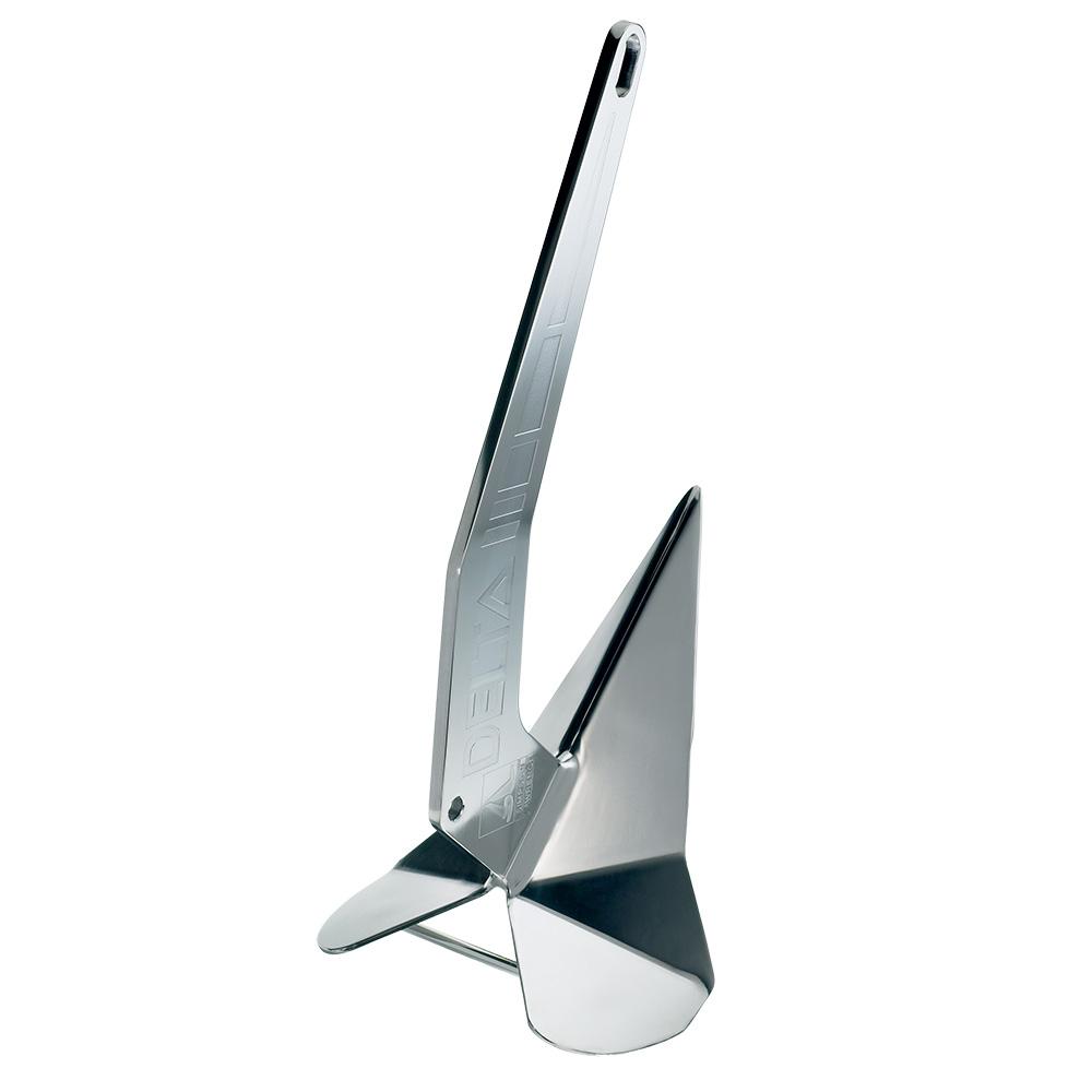 LEWMAR 0057310 DELTAANCHOR - STAINLESS STEEL - 22LB - High quality product image showing LEWMAR 0057310 DELTAANCHOR - STAINLESS STEEL - 22LB details and features