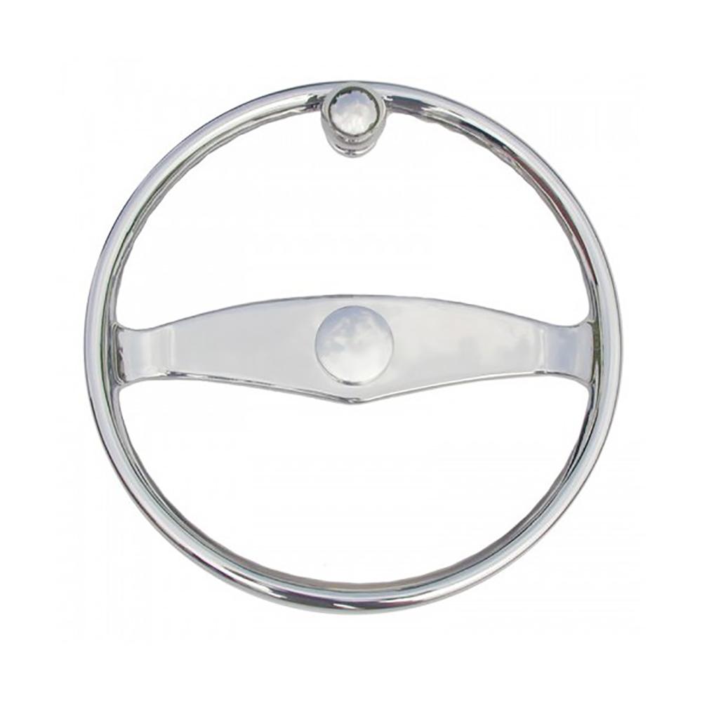 SCHMITT & ONGARO 50003 ONGARO WHEEL - 15.5 INCH W/KNOB FOR 3/4 INCH TELEFLEX TAPERED SHAFT - High quality product image showing SCHMITT & ONGARO 50003 ONGARO WHEEL - 15.5 INCH W/KNOB FOR 3/4 INCH TELEFLEX TAPERED SHAFT details and features