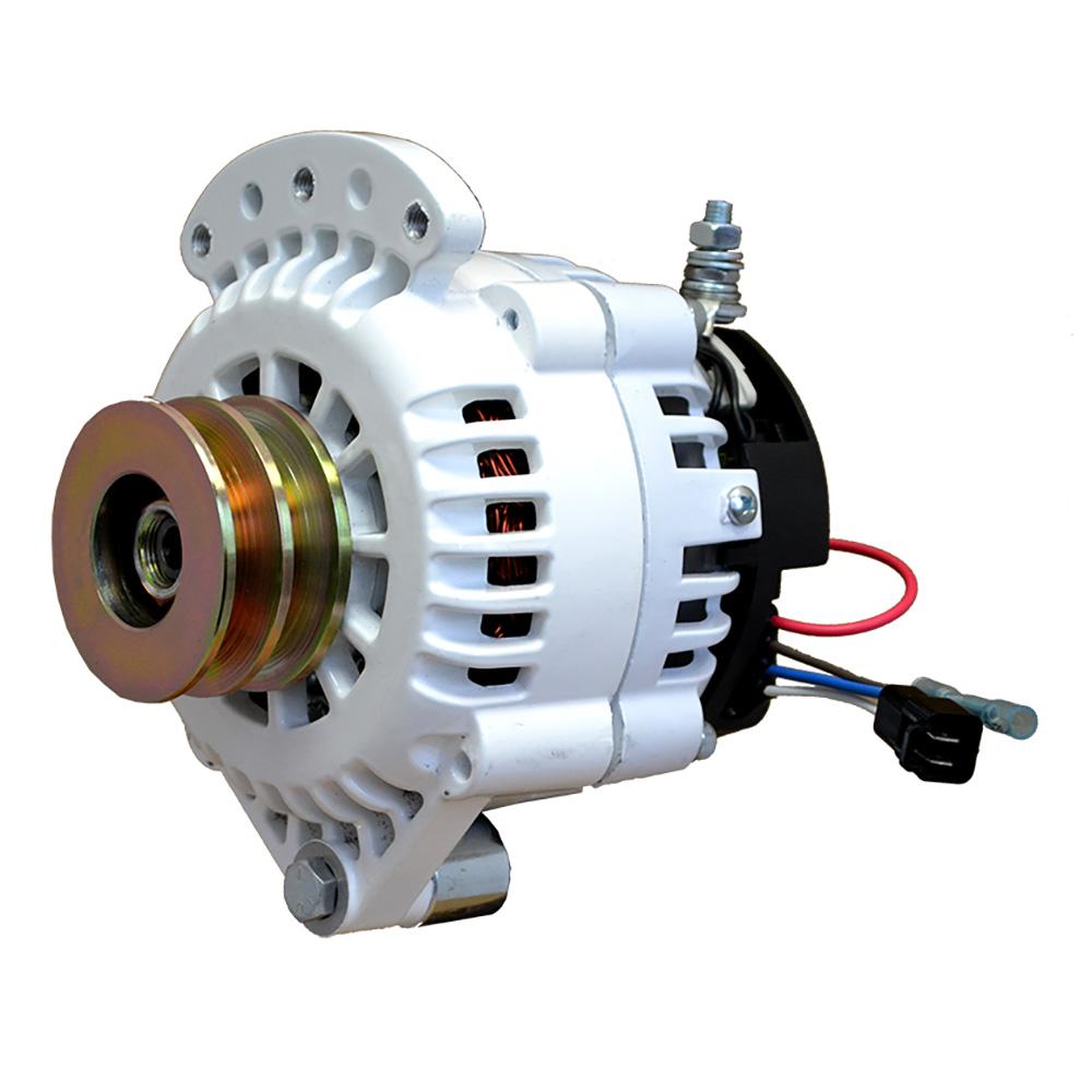 BALMAR 621-120-DV ALTERNATOR 120 AMP 12V 1-2 INCH SINGLE FOOT SPINDLE MOUNT DUAL VEE PULLEY W/ISOLATED GROUND - High quality product image showing BALMAR 621-120-DV ALTERNATOR 120 AMP 12V 1-2 INCH SINGLE FOOT SPINDLE MOUNT DUAL VEE PULLEY W/ISOLATED GROUND details and features