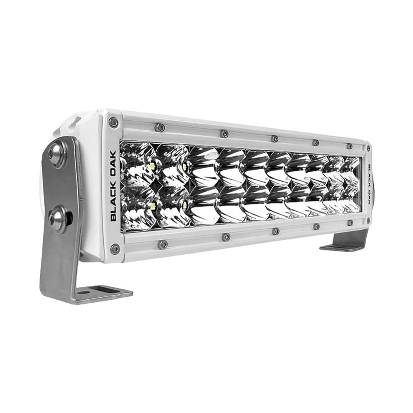 BLACK OAK 10CM-D5OS PRO SERIES DOUBLE ROW COMBO 10 INCH LIGHT BAR - WHITE
