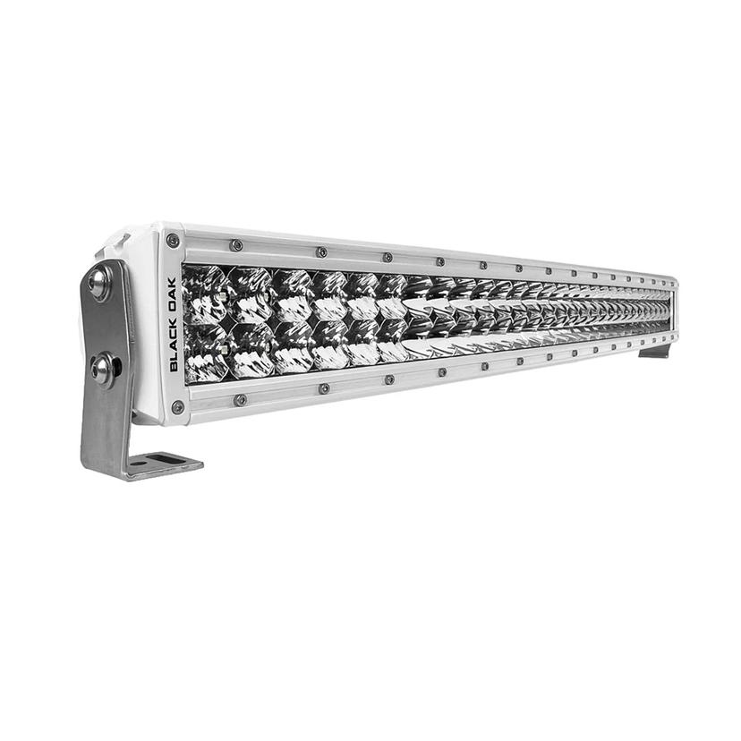 BLACK OAK 30CCM-D5OS PRO SERIES CURVED DOUBLE ROW COMBO 30 INCH LIGHT BAR - WHITE
