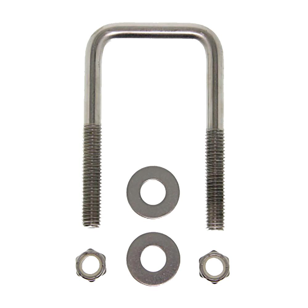 C.E. SMITH 15252A ZINC U-BOLT 7/16 INCH-14 X 3-1/8 INCH X 3 INCH W/WASHERS & NUTS - SQUARE - The Twister Group Tools product