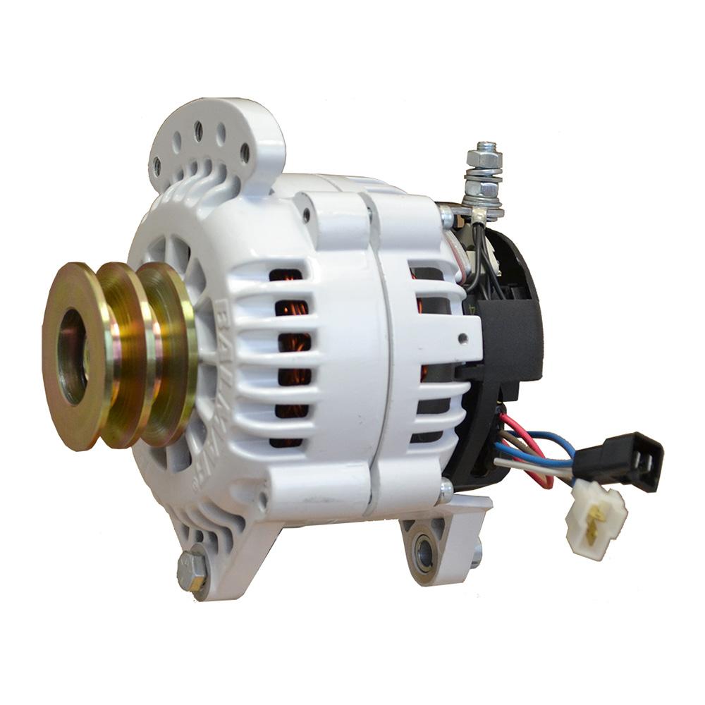 BALMAR 60-100-DV ALTERNATOR 100 AMP 12V 3.15 INCH DUAL FOOT SADDLE PULLEY W/ISOLATED GROUND - High quality product image showing BALMAR 60-100-DV ALTERNATOR 100 AMP 12V 3.15 INCH DUAL FOOT SADDLE PULLEY W/ISOLATED GROUND details and features