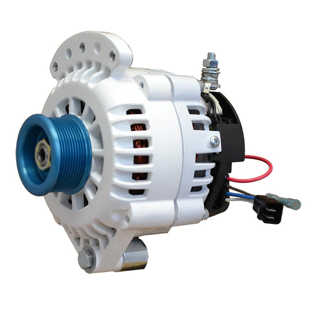BALMAR 621-120-J10 ALTERNATOR 120 AMP 12V 1-2 INCH SINGLE FOOT SPINDLE MOUNT J10 PULLEY W/ISOLATED GROUND - High quality product image showing BALMAR 621-120-J10 ALTERNATOR 120 AMP 12V 1-2 INCH SINGLE FOOT SPINDLE MOUNT J10 PULLEY W/ISOLATED GROUND details and features