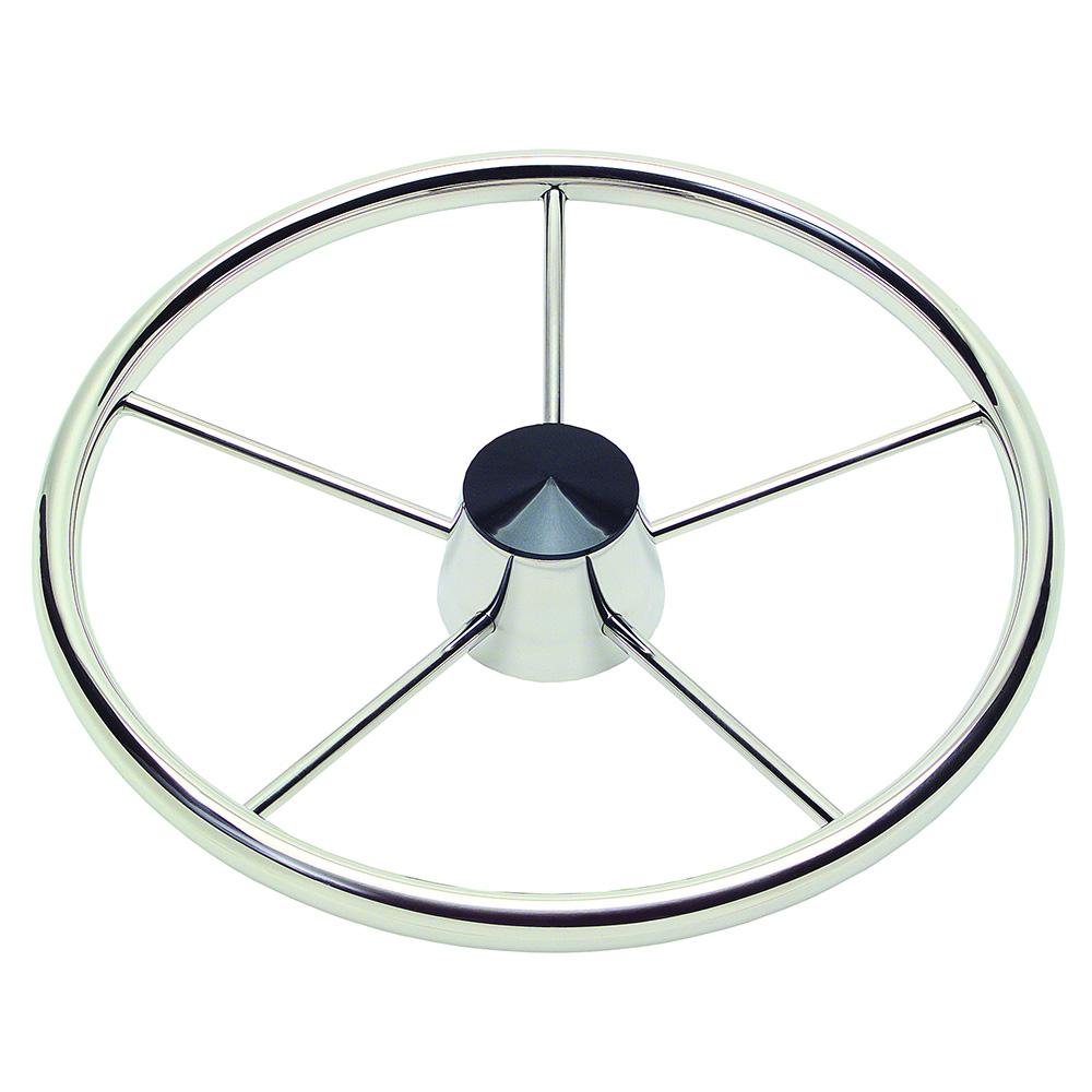SCHMITT MARINE 1721321-R DESTROYER WHEEL - 13.5 INCH MODEL 170 - FITS 3/4 INCH TAPERED SHAFT - High quality product image showing SCHMITT MARINE 1721321-R DESTROYER WHEEL - 13.5 INCH MODEL 170 - FITS 3/4 INCH TAPERED SHAFT details and features