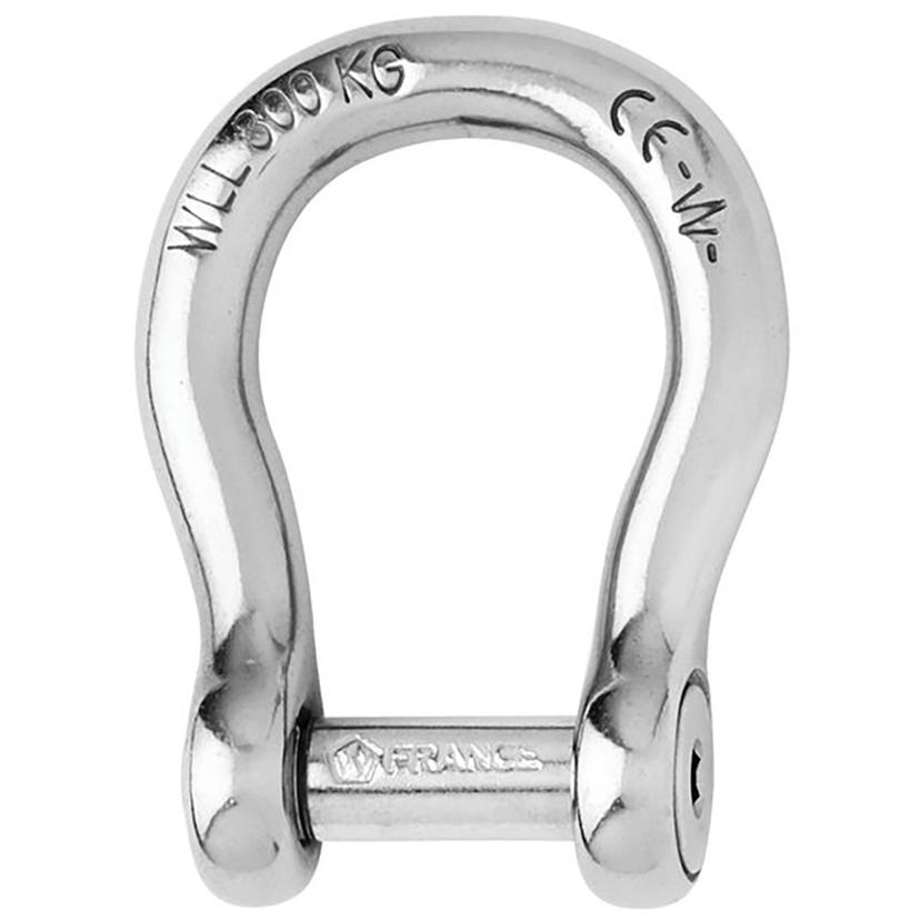 WICHARD 01343 Self-Locking Allen Head Pin Bow Shackle - 6mm Diameter - 1/4 INCH
