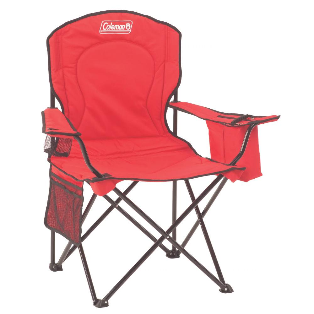 COLEMAN 2000035686 COOLER QUAD CHAIR - RED - The Twister Group Tools product
