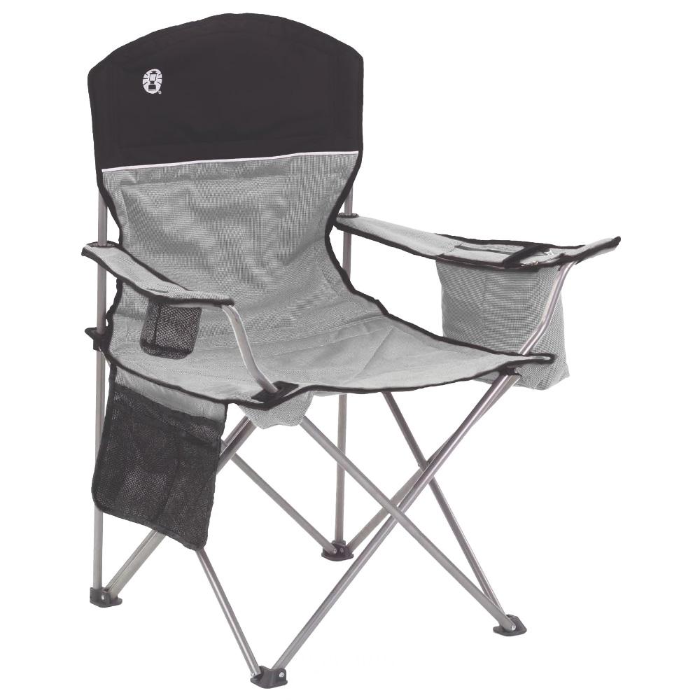 COLEMAN 2000034873 COOLER QUAD CHAIR - GREY & BLACK - High quality product image showing COLEMAN 2000034873 COOLER QUAD CHAIR - GREY & BLACK details and features
