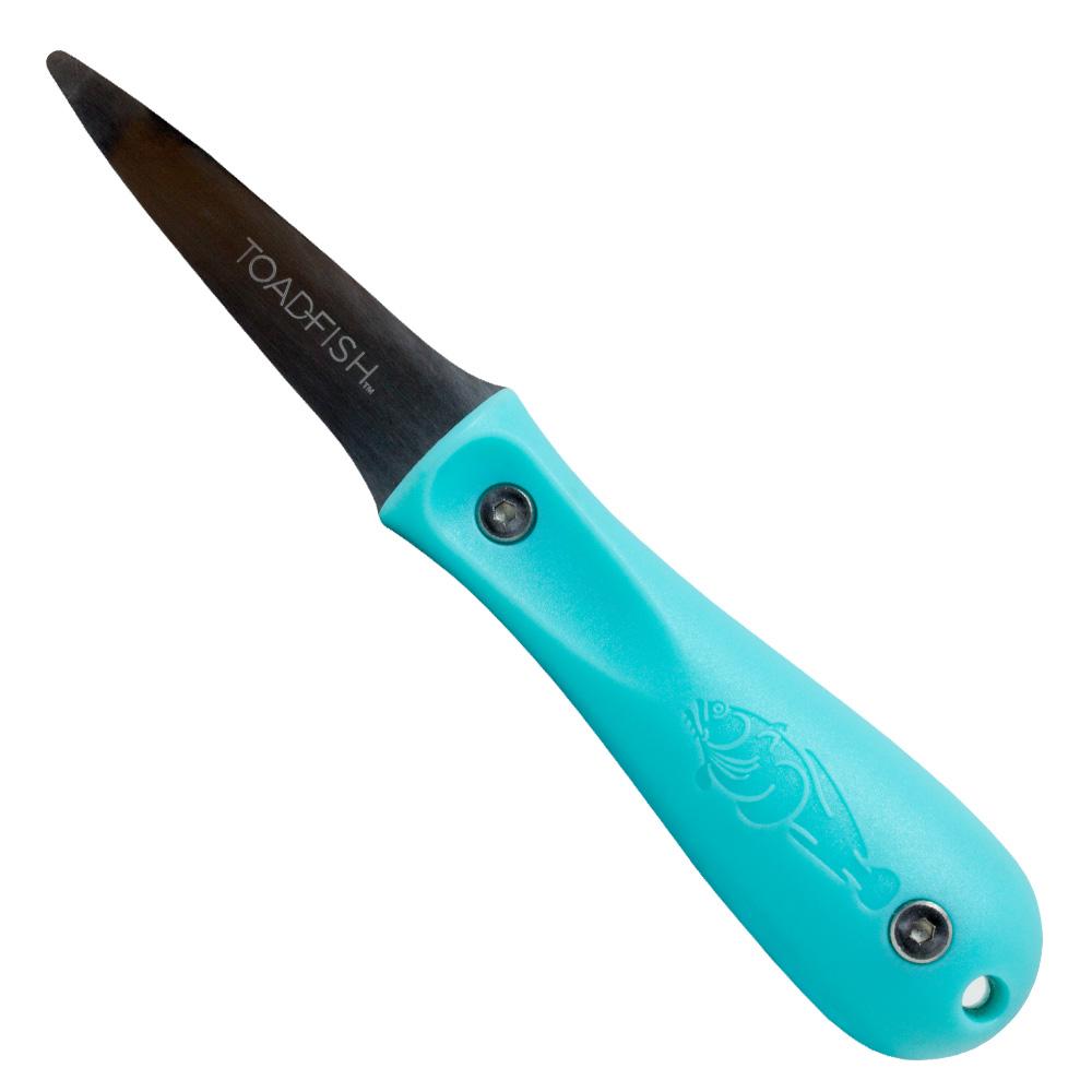 TOADFISH 1001 PUT EM BACK OYSTER KNIFE - TEAL - The Twister Group Tools product