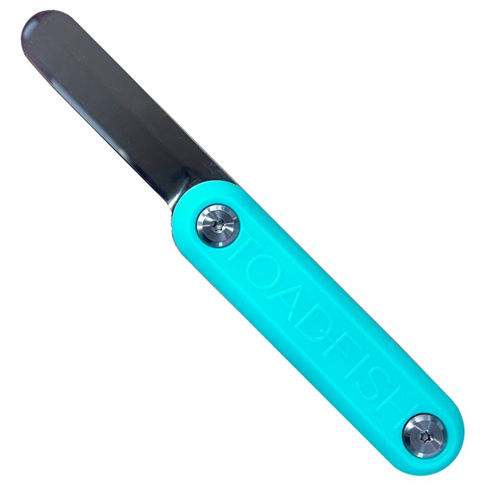 TOADFISH 1104 CLAM KNIFE - TEAL - The Twister Group Tools product