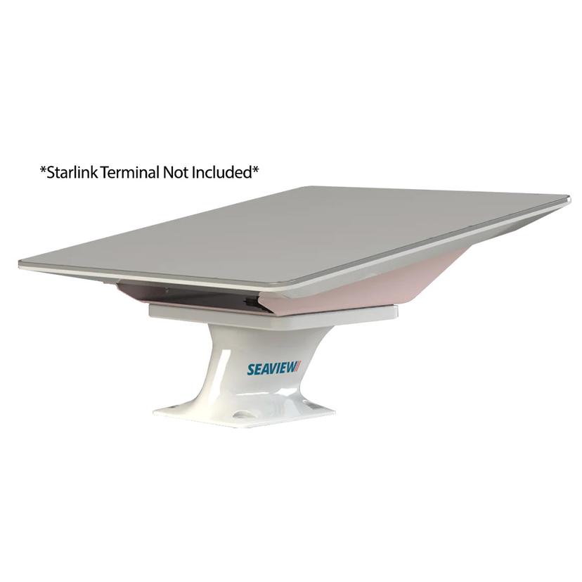 SEAVIEW ADASTLKA+PMA57M1 Starlink High Performance 5 INCH Pedestal Mount w/ADASTLKA Starlink Top Plate