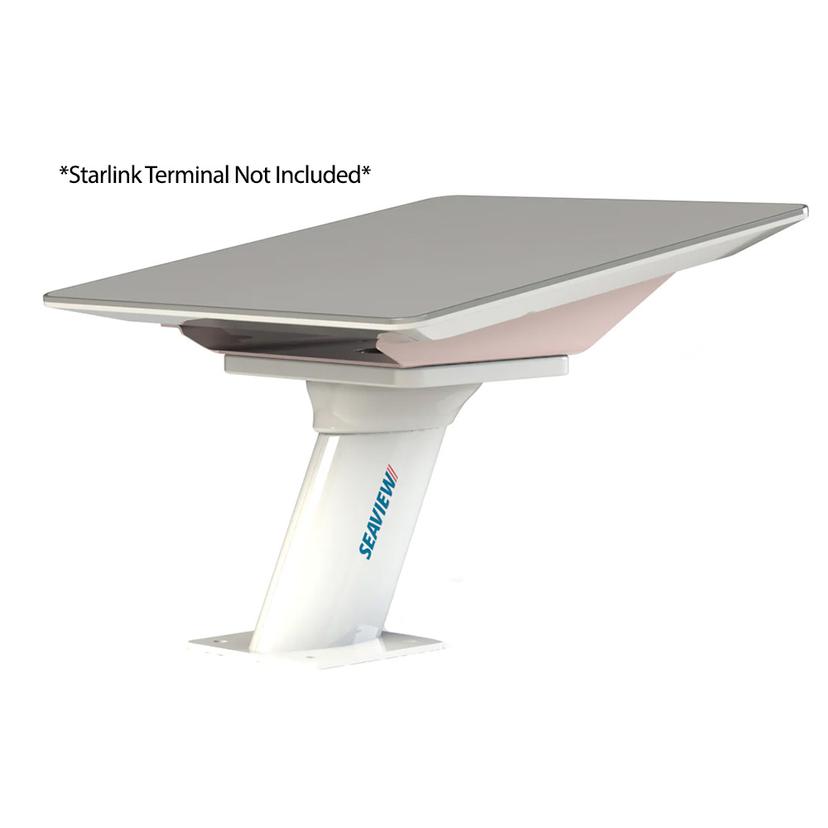 SEAVIEW ADASTLKA+PMA107M1 Starlink High Performance 10 INCH Pedestal Mount w/ADASTLKA Starlink Top Plate
