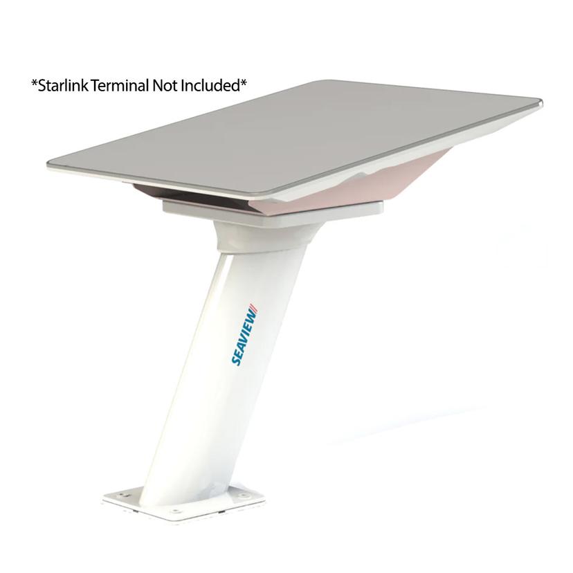 SEAVIEW ADASTLKA+PMA167M1 Starlink High Performance 16 INCH Pedestal Mount w/ADASTLKA Starlink Top Plate