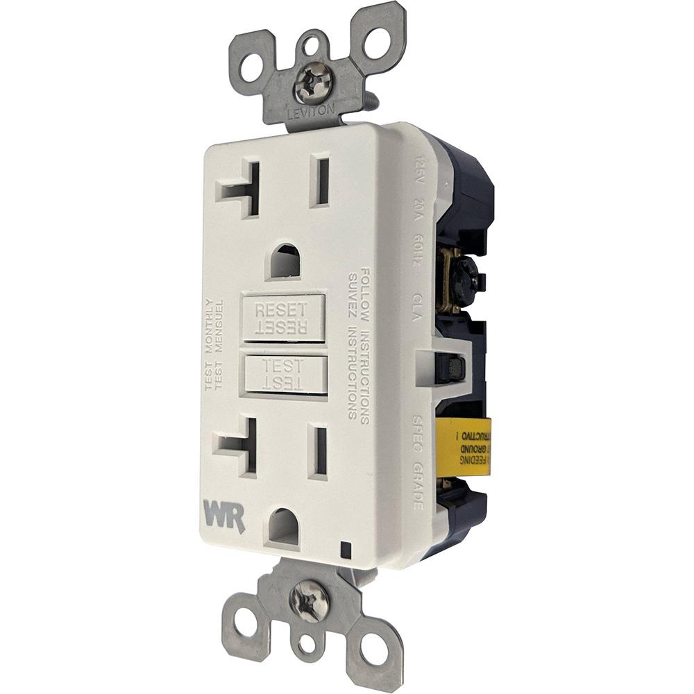 BLUE SEA 1698 MARINE GRADE DUAL GFCI RECEPTACLE - High quality product image showing BLUE SEA 1698 MARINE GRADE DUAL GFCI RECEPTACLE details and features