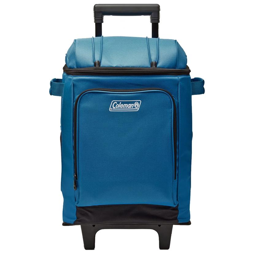 COLEMAN 2158120 42-CAN SOFT-SIDED PORTABLE COOLER WITH WHEELS - DEEP OCEAN