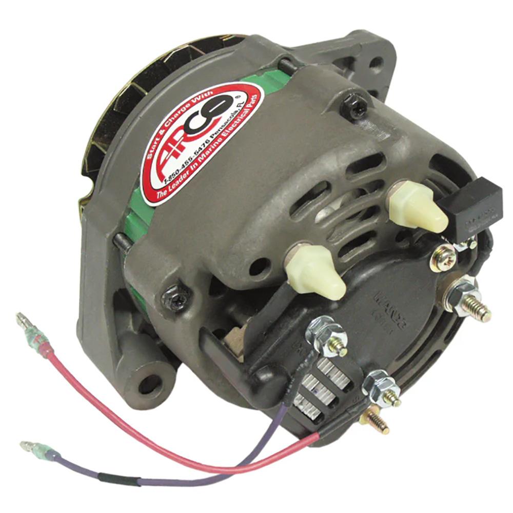 ARCO 60060 MARINE PREMIUM REPLACEMENT ALTERNATOR W/MULTI-GROOVE SERPENTINE PULLEY - 12V & 65A - High quality product image showing ARCO 60060 MARINE PREMIUM REPLACEMENT ALTERNATOR W/MULTI-GROOVE SERPENTINE PULLEY - 12V & 65A details and features