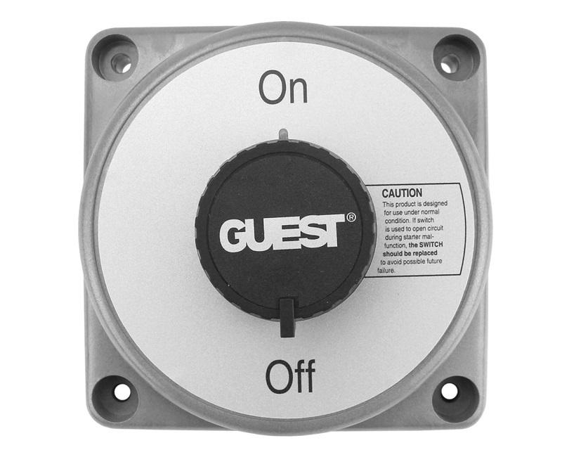 GUEST 2304A Battery Switch 2 Pos Heavy Duty - High quality product image showing GUEST 2304A Battery Switch 2 Pos Heavy Duty details and features