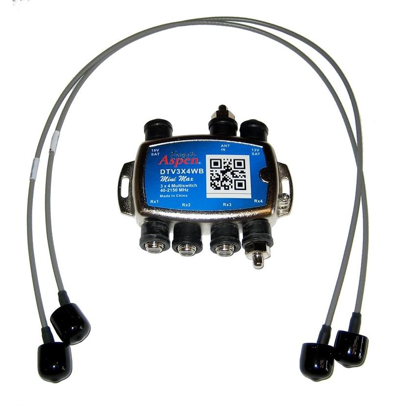 KVH 72-0678 TV Series Expansion Kit For 9-16 Directv Swm Tuners